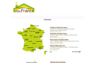 Aperçu visuel du site http://www.gites-chambres-hotes.fr