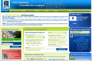 Aperçu visuel du site http://www.avis-immobilier.fr