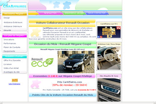 Voitures de Collaborateur Concessionnaire Renault Occasion - Caraffaire.com