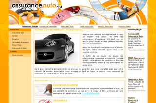 Aperçu visuel du site http://www.assuranceauto.org