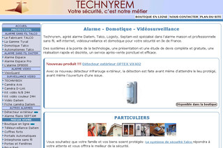 Alarme Technyrem : alarme sans fil et domotique Daitem Septam Talco 95