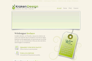 KrakenDesign.fr - Création de sites Internet