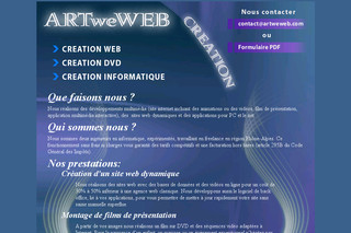 Artweweb - Création site Internet dynamique, Développement logiciels C++ et Java