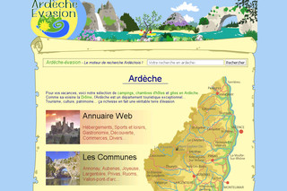 Ardeche tourisme et vacances avec Ardeche-evasion.com