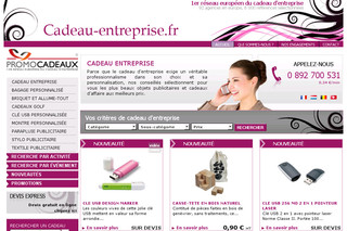 Aperçu visuel du site http://www.cadeau-entreprise.fr