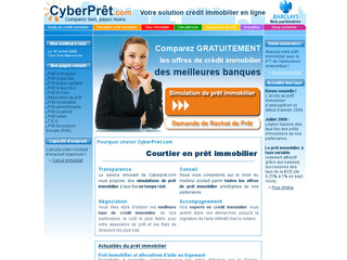 Cyberpret.com : Courtier prêt immobilier