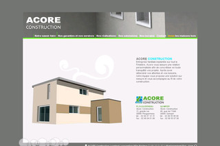 Aperçu visuel du site http://www.acore-construction.fr/