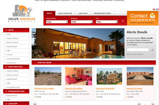 Aperçu visuel du site http://www.maroc-loc.com