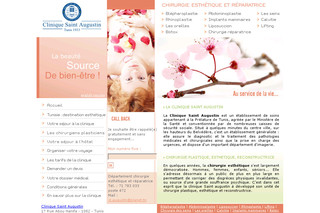Aperçu visuel du site http://www.clinique-esthetique.biz