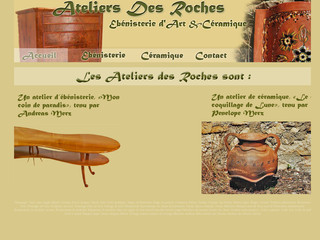 Ateliers des Roches - Céramique et ébénisterie d’art - Ateliersdesroches.fr