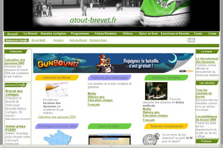 Aperçu visuel du site http://www.atout-brevet.fr
