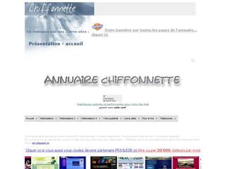Aperçu visuel du site http://www.annuaire.chiffonnette.ch