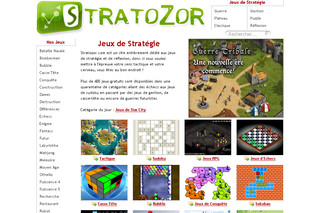 Aperçu visuel du site http://www.stratozor.com