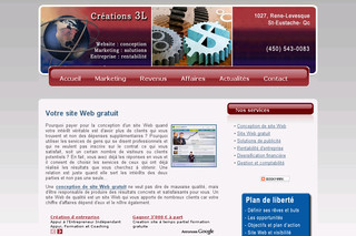 Conception graphique 3L - Website-entreprise.com