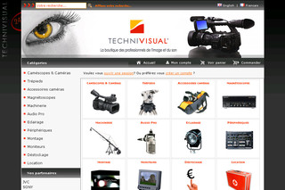 Aperçu visuel du site http://www.technivisual.com