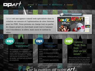 Op-art.info : Création de site Internet Normandie