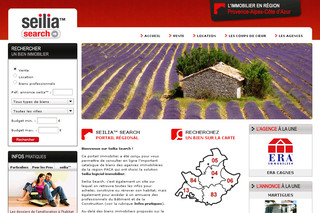 Aperçu visuel du site http://www.immobilier-paca.net/ 