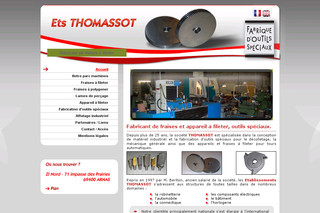 Aperçu visuel du site http://www.thomassot.fr