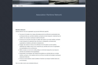 Aperçu visuel du site http://www.maritime-network.com/ajdm/