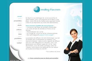 Mailing-fax.com - Service de fax mailing par Internet