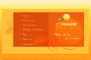 Aperçu visuel du site http://www.orangerie-design.com