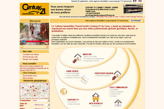 Aperçu visuel du site http://www.century21-normandie-investissement.fr