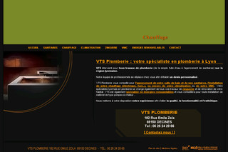 Aperçu visuel du site http://www.vts-plomberie.fr