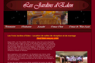 Jardin-deden.fr - Location de salle de fête, traiteur hallal pour un mariage à Meyzieu, Lyon