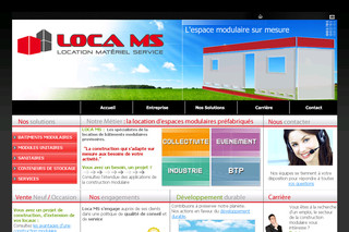Loca MS, location, vente neuf et occasion de constructions et bâtiments modulaires - Locams.com