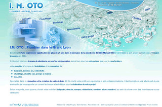 Aperçu visuel du site http://www.oto-plombier.com