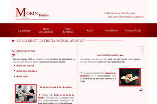 Aperçu visuel du site http://www.morin-avocat.fr
