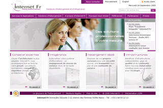 Aperçu visuel du site http://www.internet-fr.net