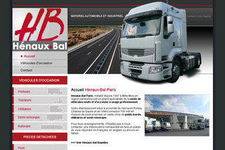 Aperçu visuel du site http://www.henauxbal.com