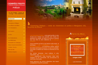 Aperçu visuel du site http://www.cheminee-philippe-13-bdr.fr