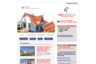 Aperçu visuel du site http://www.kgiconseils.com