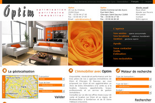Aperçu visuel du site http://www.weboptim.com
