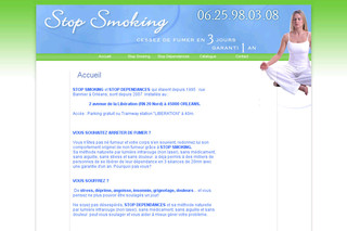 Aperçu visuel du site http://www.stopsmoking.fr