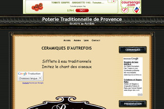 Poterie Traditionnelle Provençale - Secretsdepotiers.com