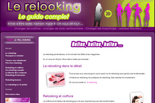 Aperçu visuel du site http://www.coiffure-relooking.com