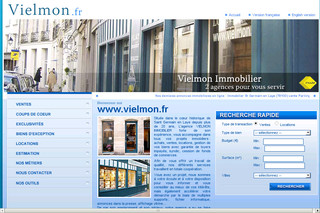 Aperçu visuel du site http://www.vielmon.fr