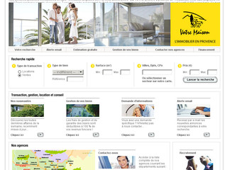 Aperçu visuel du site http://www.votremaison.fr