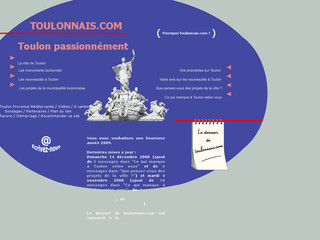 Aperçu visuel du site http://www.toulonnais.com