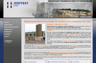 Jouffroy machines pour le façonnage de la pierre - Jouffroy.fr