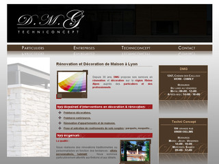 Aperçu visuel du site http://www.dmg-techniconcept.fr