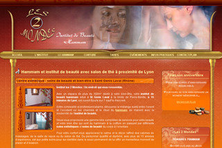 Aperçu visuel du site http://www.institut-hammam-les2mondes.fr