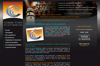 Aperçu visuel du site http://www.capecodconseils.com