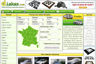 Aperçu visuel du site http://www.diakaz.com