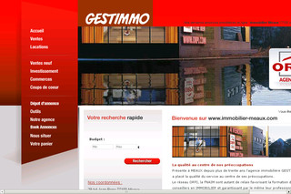 Aperçu visuel du site http://www.immobilier-meaux.com