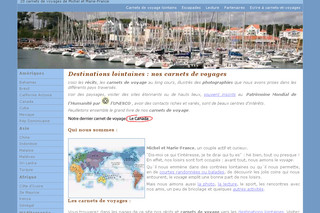 Aperçu visuel du site http://www.carnets-et-voyages.net