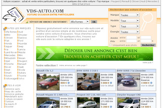 Aperçu visuel du site http://www.vds-auto.com